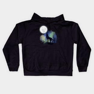 The Wolf And The Moon Kids Hoodie